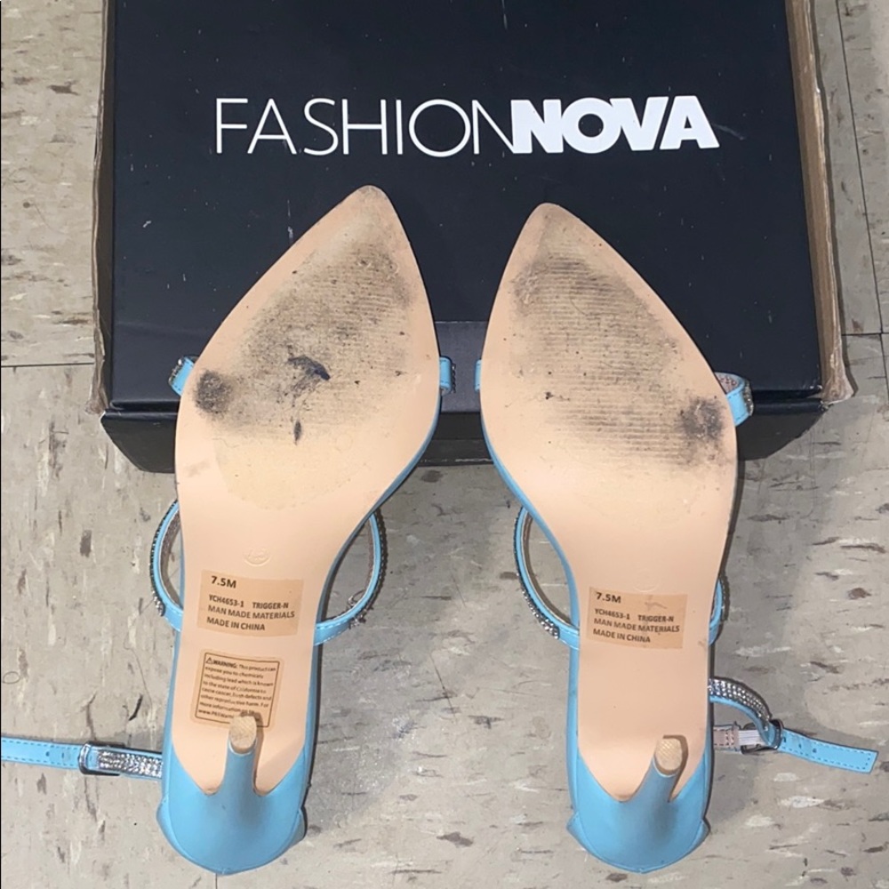 Trigger blue fashion nova shoes - Picture 4 of 5